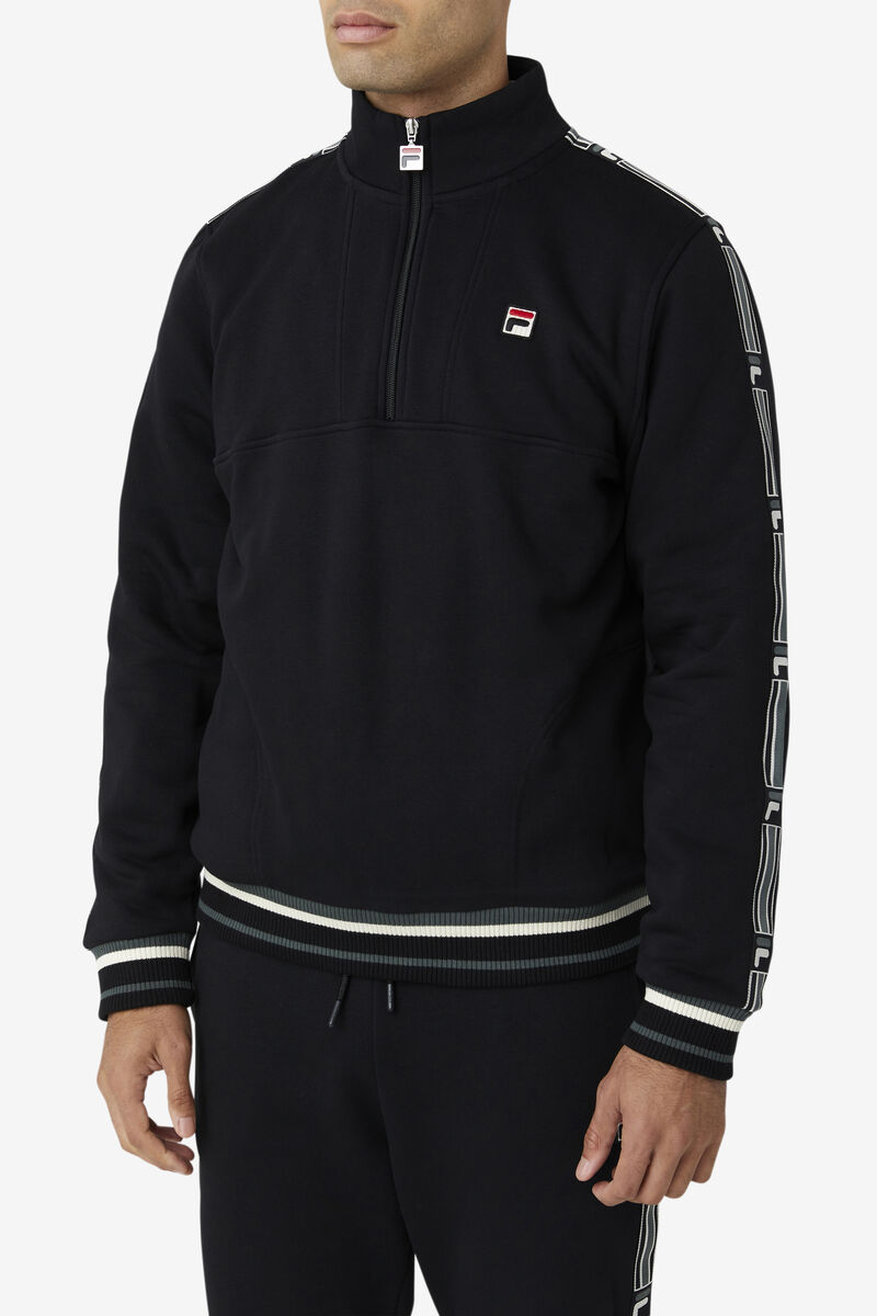 Fila Murray 1/2 Zip Black | zvzjOlCphT2