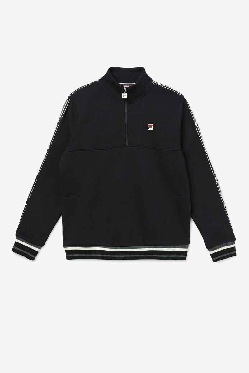 Fila Murray 1/2 Zip Black | zvzjOlCphT2