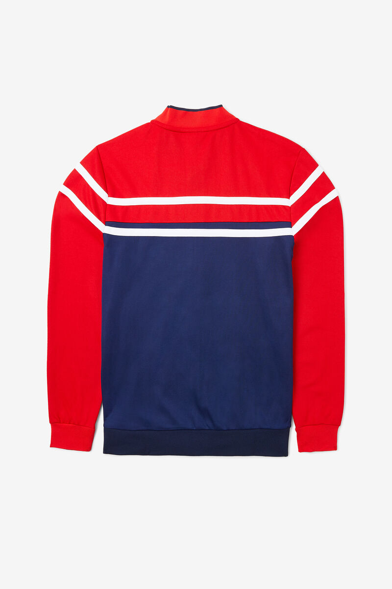 Fila Naso Jacket Navy / Red / White | WabQDWpwbNT