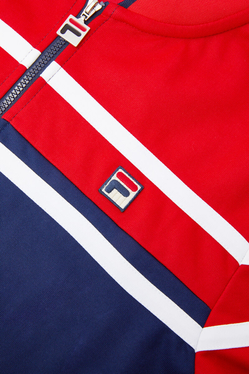 Fila Naso Jacket Navy / Red / White | WabQDWpwbNT