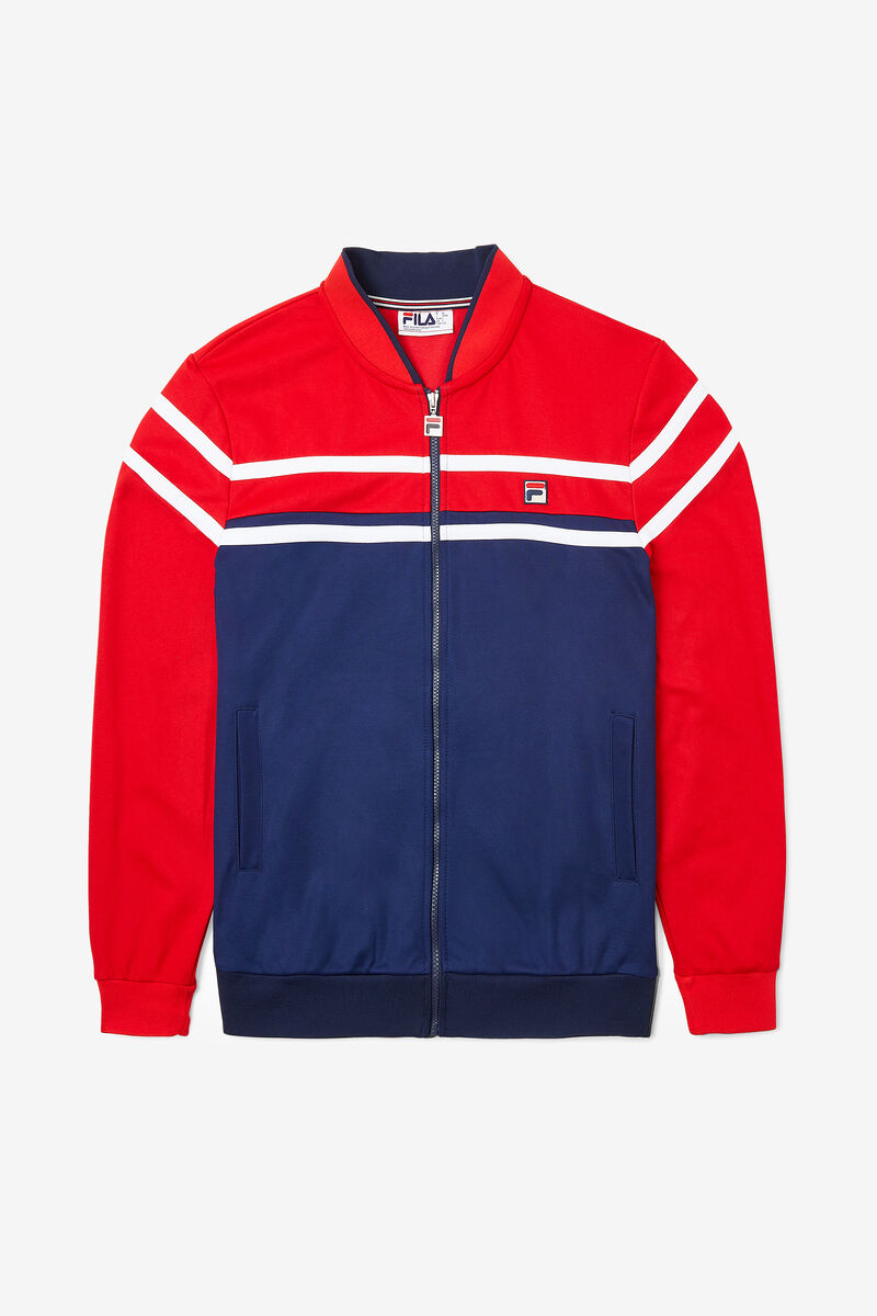 Fila Naso Jacket Navy / Red / White | WabQDWpwbNT