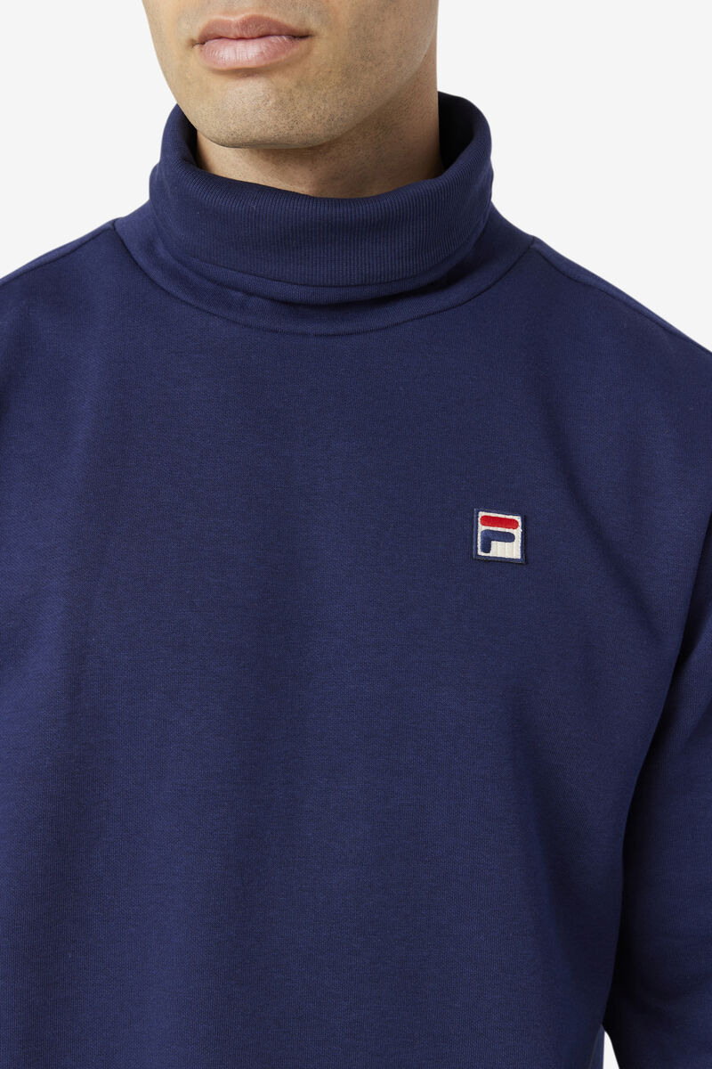 Fila Noah Fleece Turtleneck Navy | 6dQD7kJcbkr