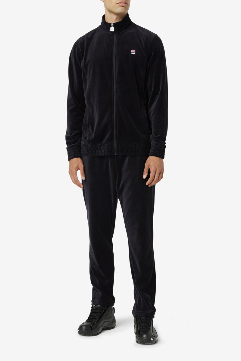 Fila O-fit Velour Pant Black | QWHkMrbV4uy