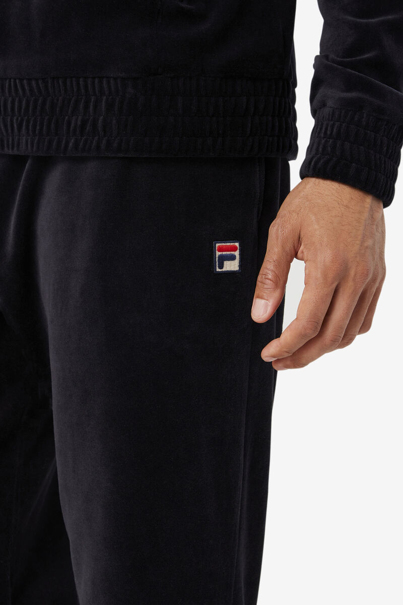 Fila O-fit Velour Pant Black | QWHkMrbV4uy