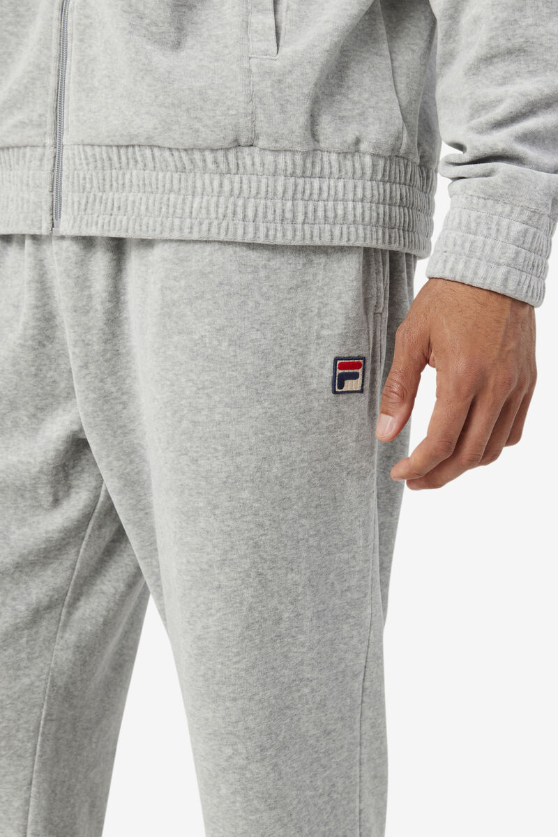 Fila O-fit Velour Pant Grey | syLA9NiN5RZ