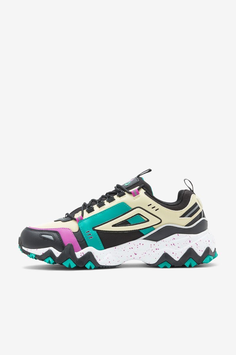 Fila Oakmont Tr Black / Cream / Green | IcWNFN1Lvyb