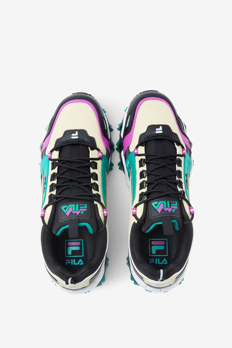 Fila Oakmont Tr Black / Cream / Green | IcWNFN1Lvyb