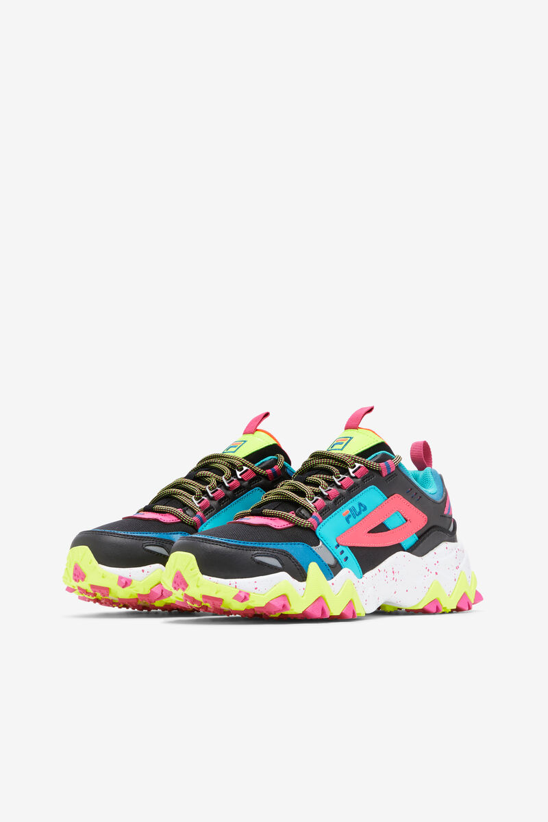 Fila Oakmont Tr Black / Pink / Yellow | sw8zPC6nClR