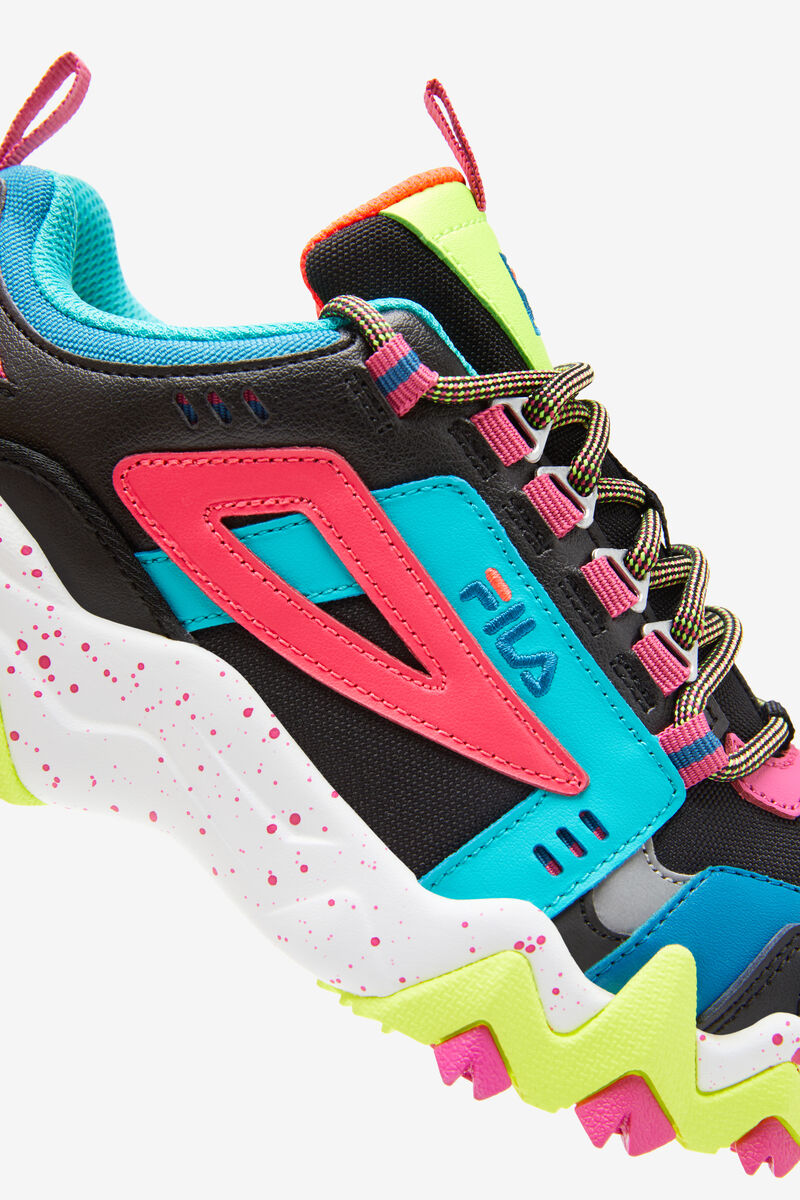 Fila Oakmont Tr Black / Pink / Yellow | sw8zPC6nClR