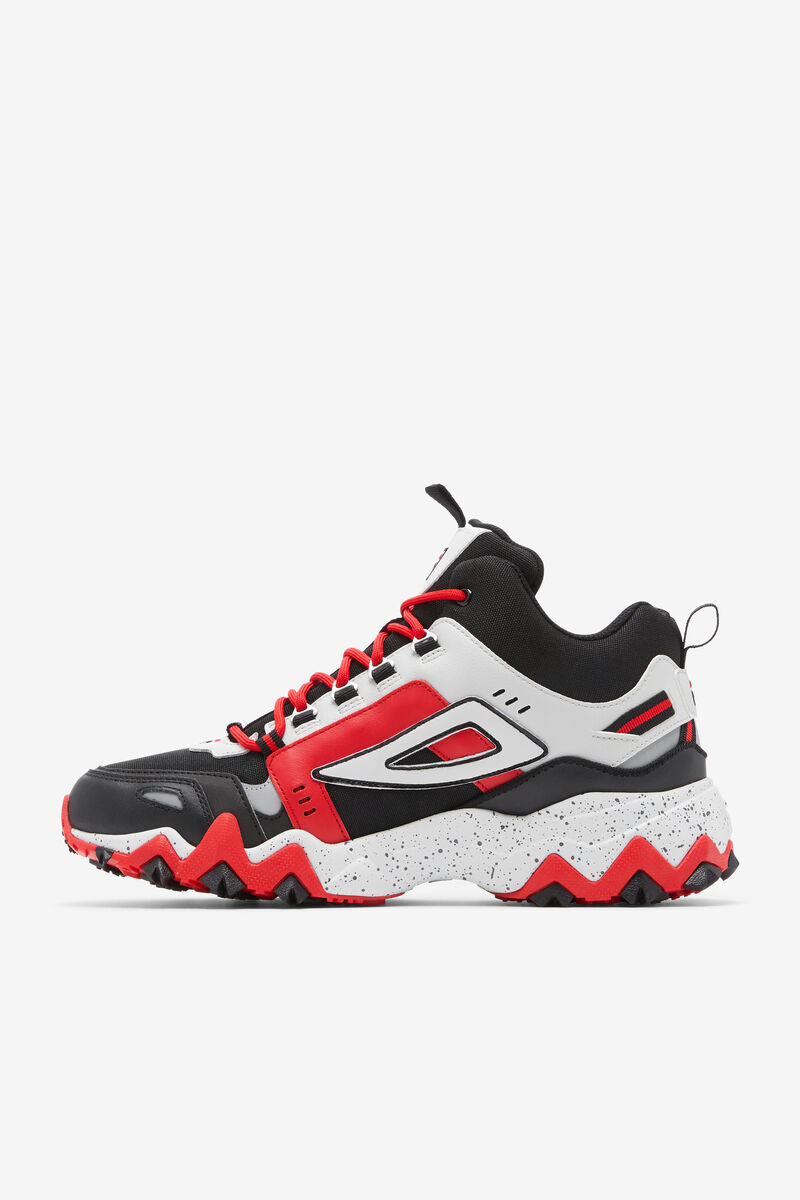 Fila Oakmont Tr Mid Black / Grey / Red | lBNALw9J5kx