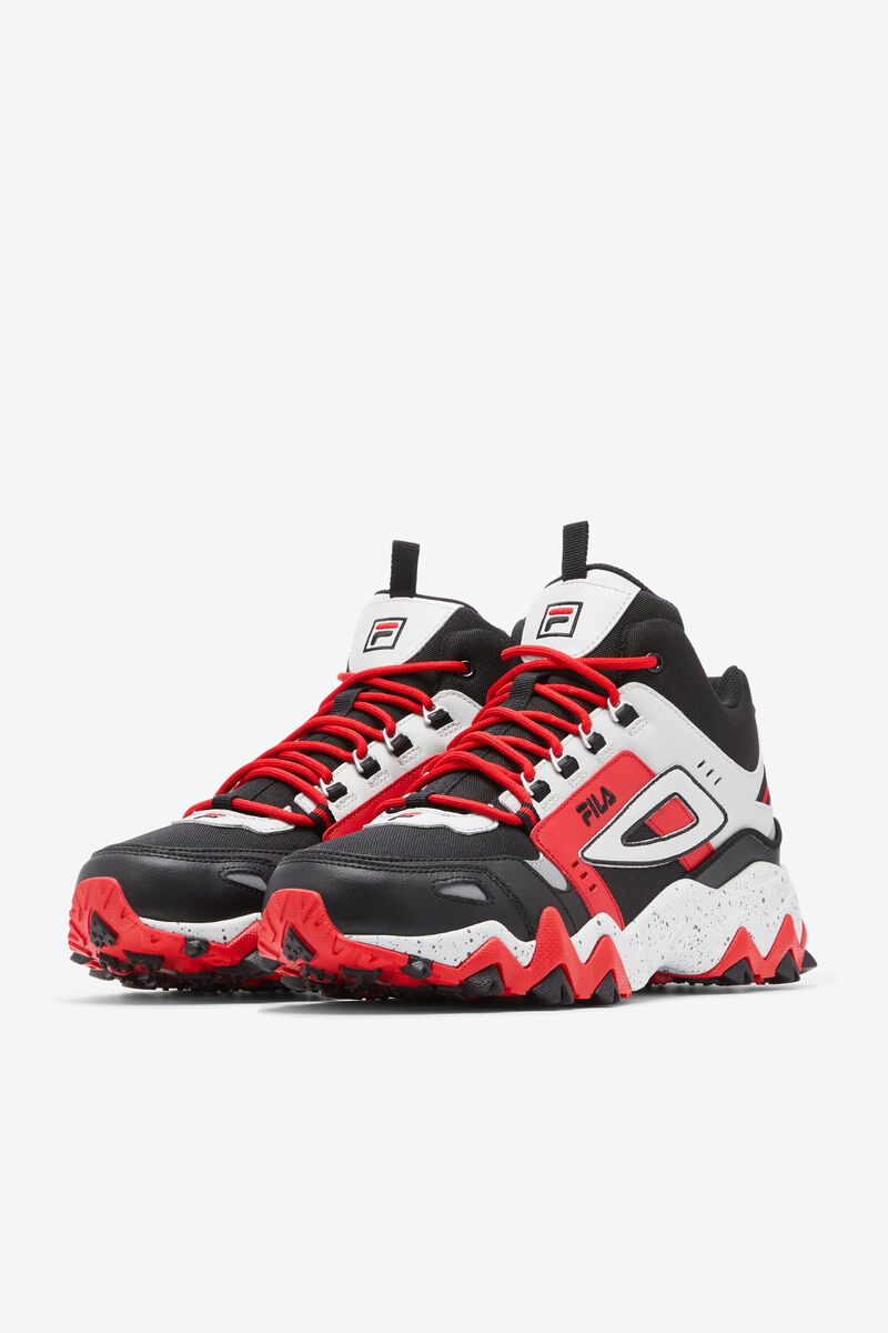 Fila Oakmont Tr Mid Black / Grey / Red | lBNALw9J5kx