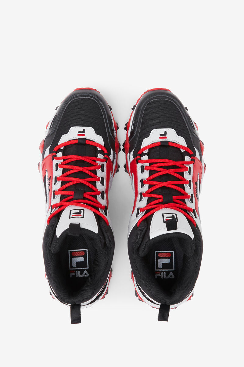 Fila Oakmont Tr Mid Black / Grey / Red | lBNALw9J5kx