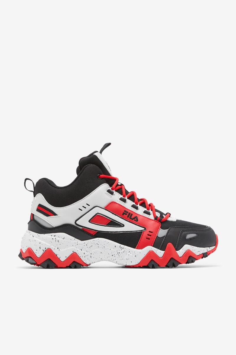 Fila Oakmont Tr Mid Black / Grey / Red | lBNALw9J5kx