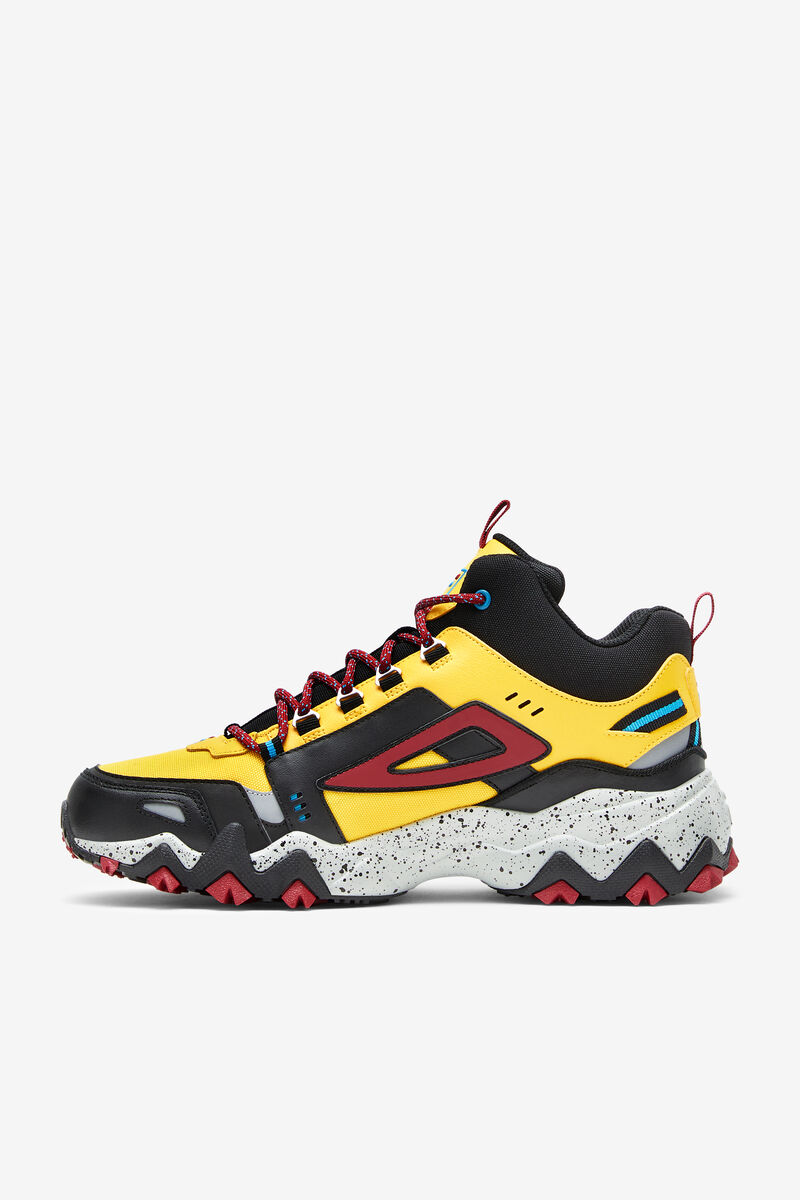 Fila Oakmont Tr Mid Lemon / Black / Red | cXTAQTRTd14