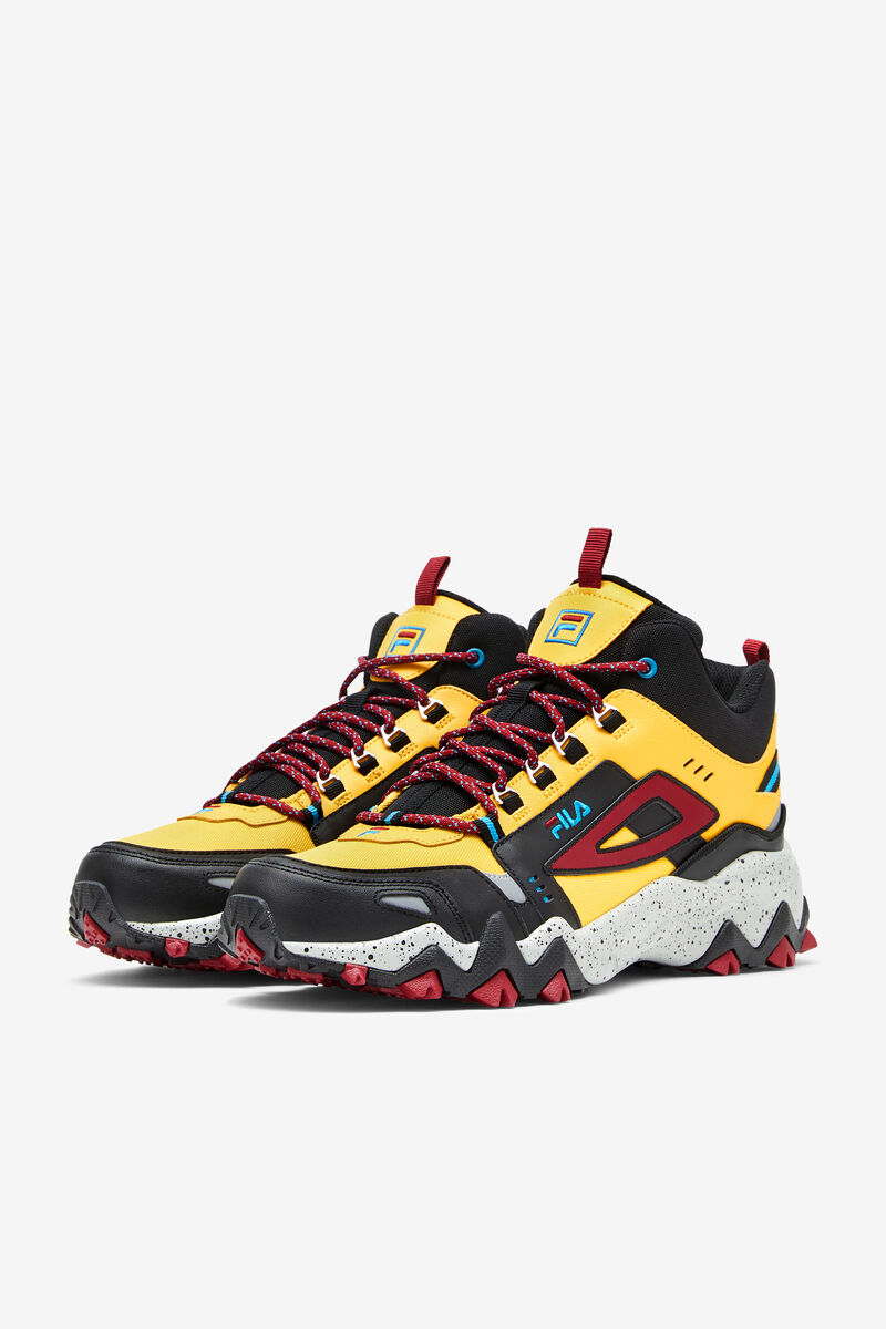 Fila Oakmont Tr Mid Lemon / Black / Red | cXTAQTRTd14