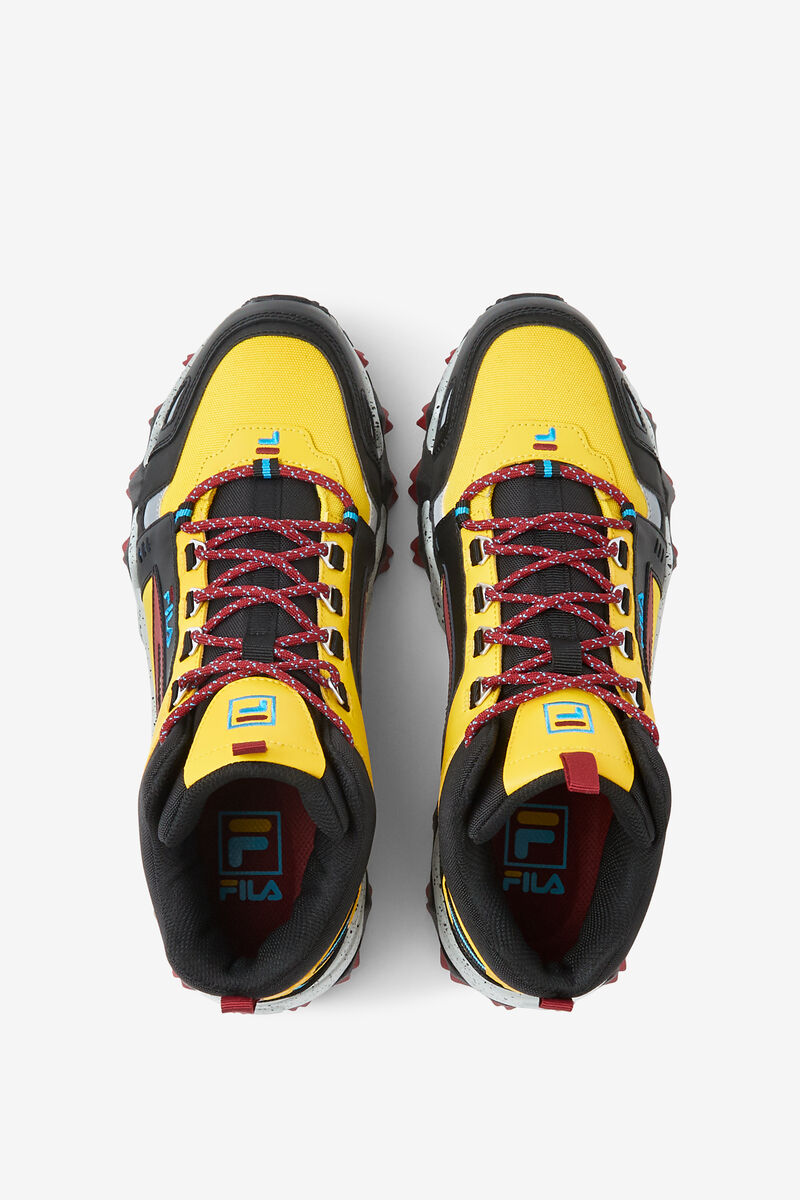 Fila Oakmont Tr Mid Lemon / Black / Red | cXTAQTRTd14