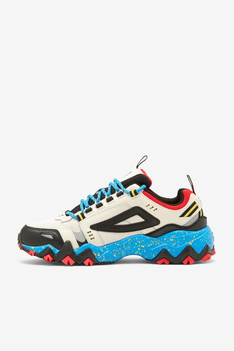 Fila Oakmont Tr Silver / Black / Blue | H4YmKapTOPI