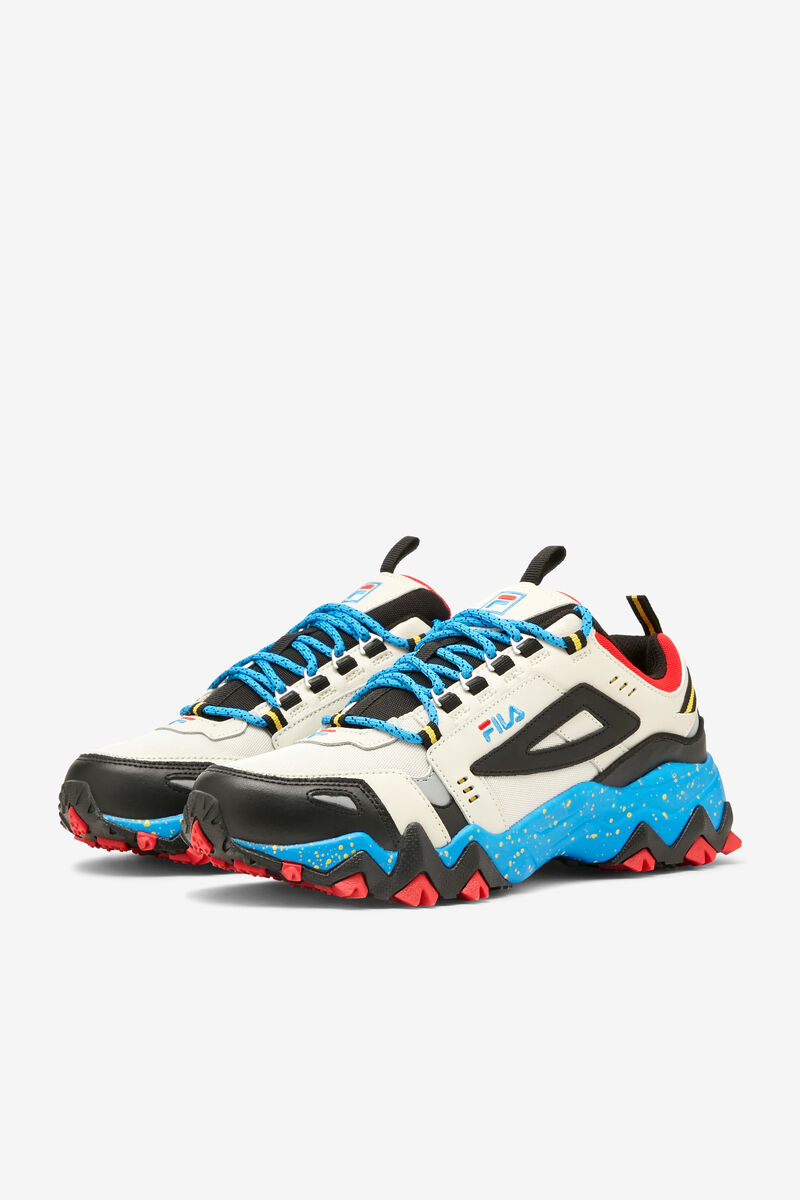 Fila Oakmont Tr Silver / Black / Blue | H4YmKapTOPI