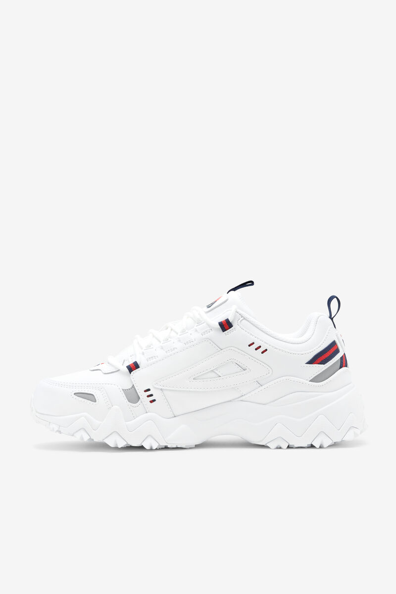 Fila Oakmont Tr White / Navy / Red | jwfJg4S62DD