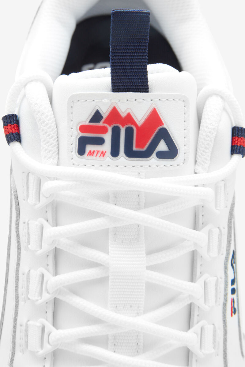 Fila Oakmont Tr White / Navy / Red | jwfJg4S62DD