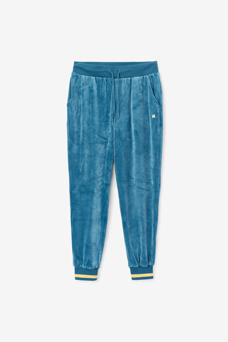 Fila Omorose Velour Jogger Blue Coral | aKHyi8VkhZD