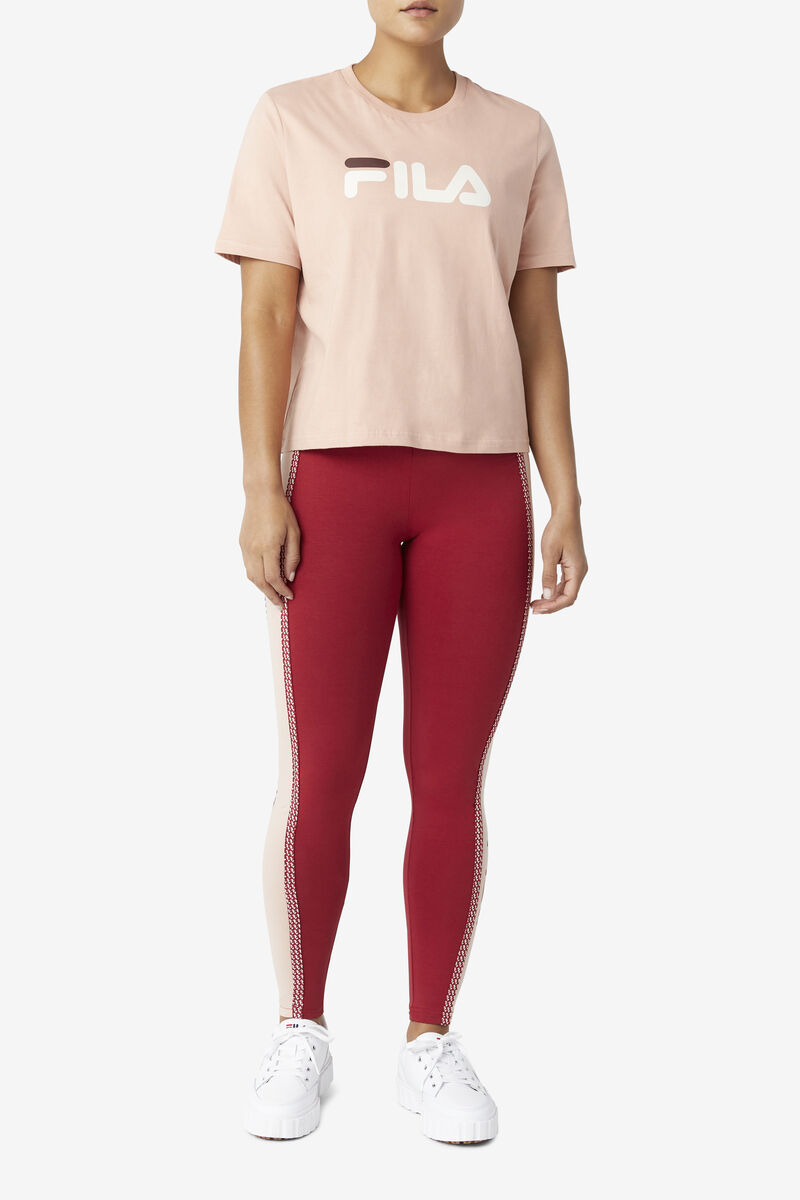 Fila Ona Legging Red / Rose | GsY6FQ18sHB