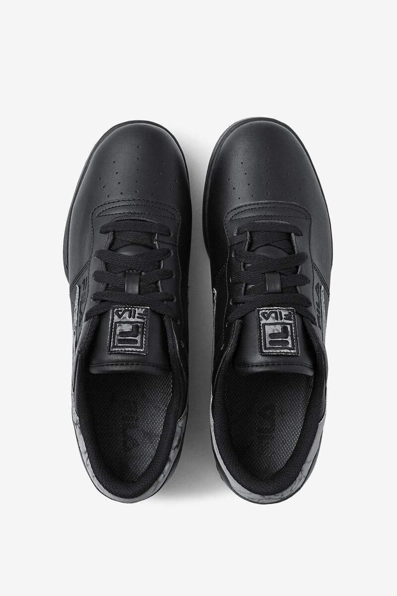 Fila Original Fitness Leather Sneaker | Fila Black / Black / Black | TKFAnfrAtYG