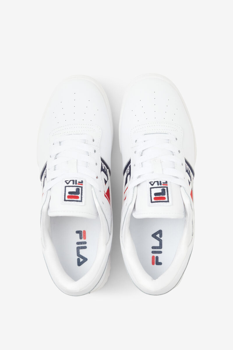 Fila Original Fitness Logo Tape - Sneakers & Lifestyle | Fila White / Navy / Red | qCsIi5jdFWY