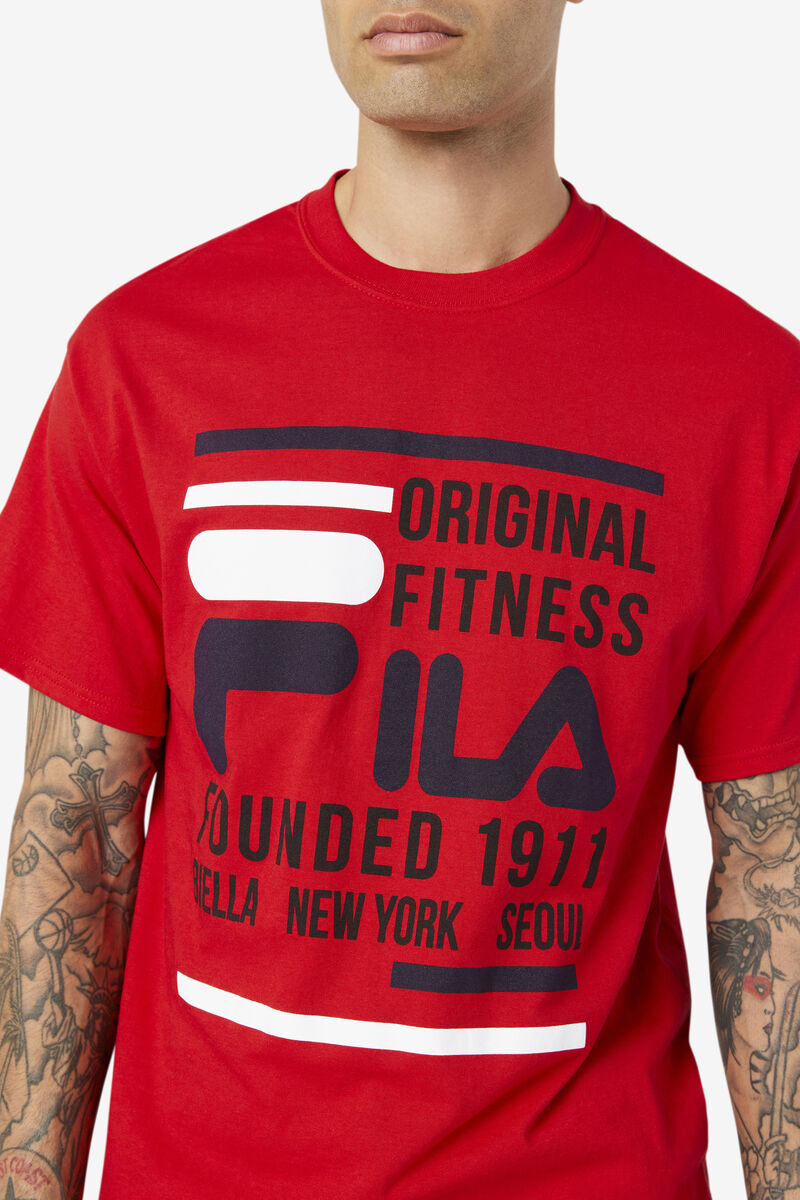 Fila Original Fitness Red / Navy / White | xBHN2or1hye