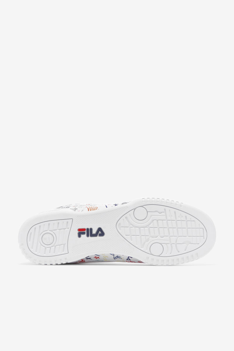 Fila Original Fitness Scribbles Graffiti Shoes | Fila White / Navy / Multicolor | yOnavCLjzTx