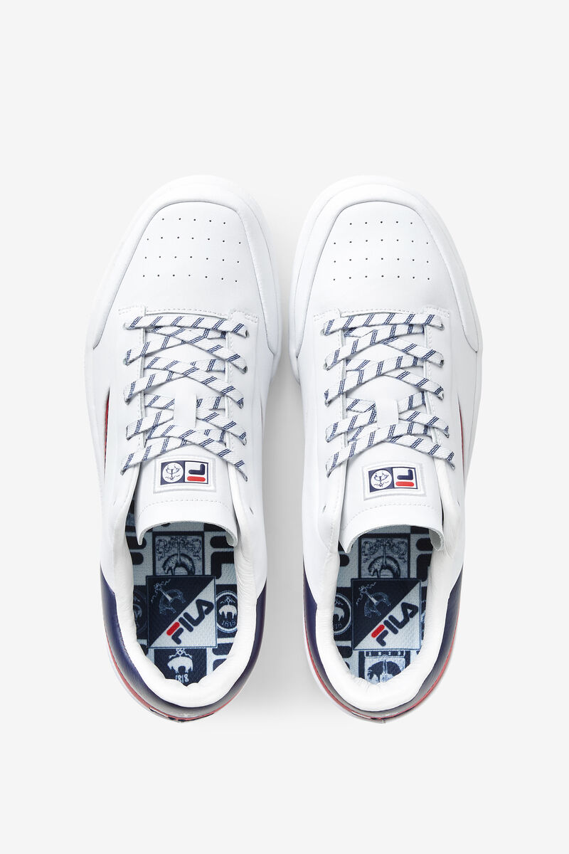 Fila Original Tennis Lx X Brooks Brothers White / Navy / Red | 9o4AbMX6l4k