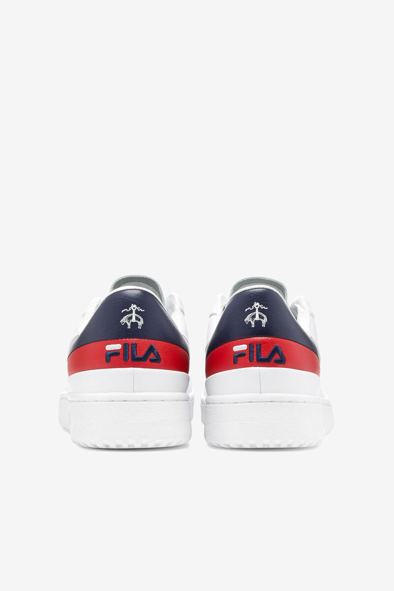 Fila Original Tennis Shoes Lx X Brooks Brothers | Fila White / Navy / Red | vhOnaZ7ZRpU