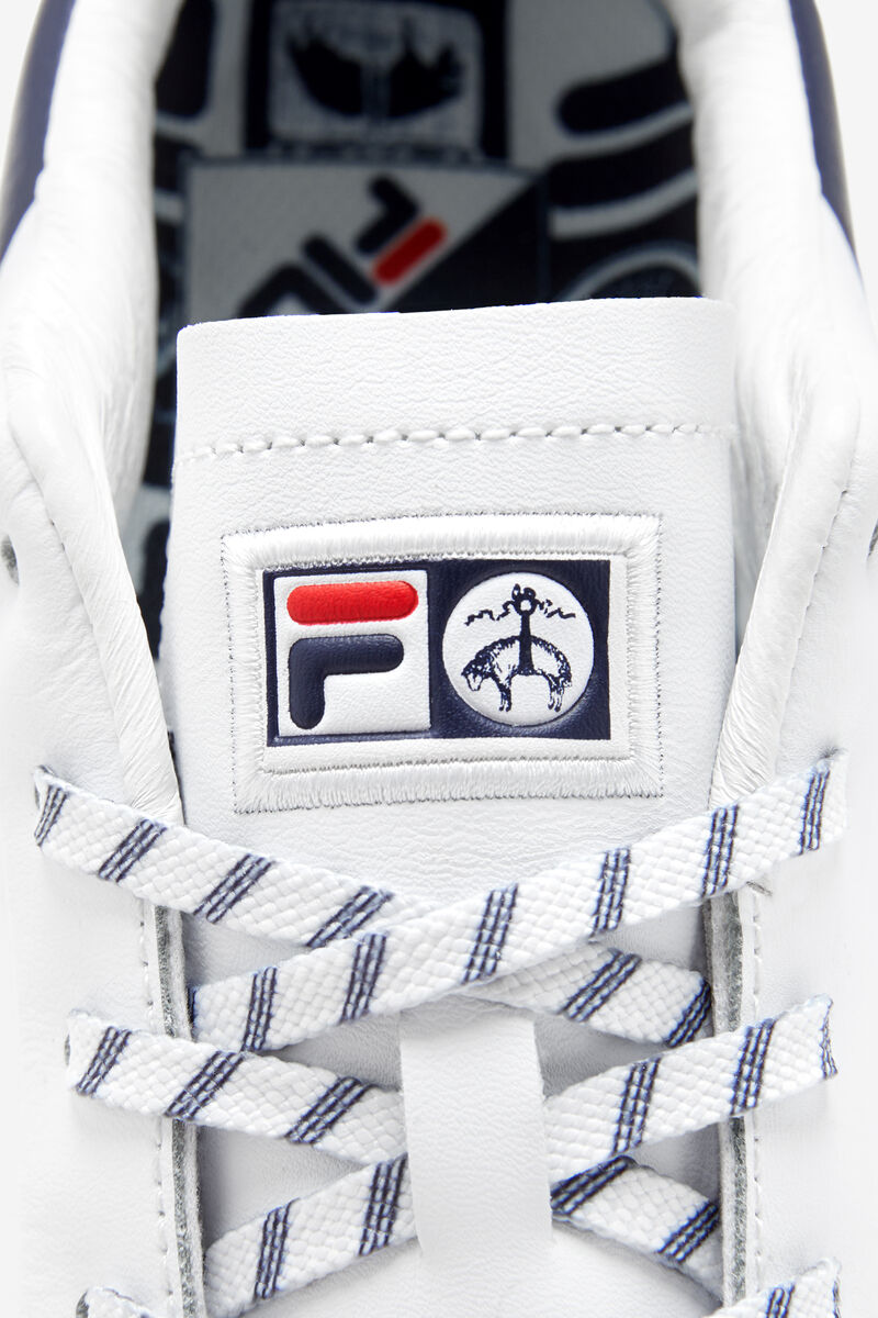 Fila Original Tennis Shoes Lx X Brooks Brothers | Fila White / Navy / Red | vhOnaZ7ZRpU