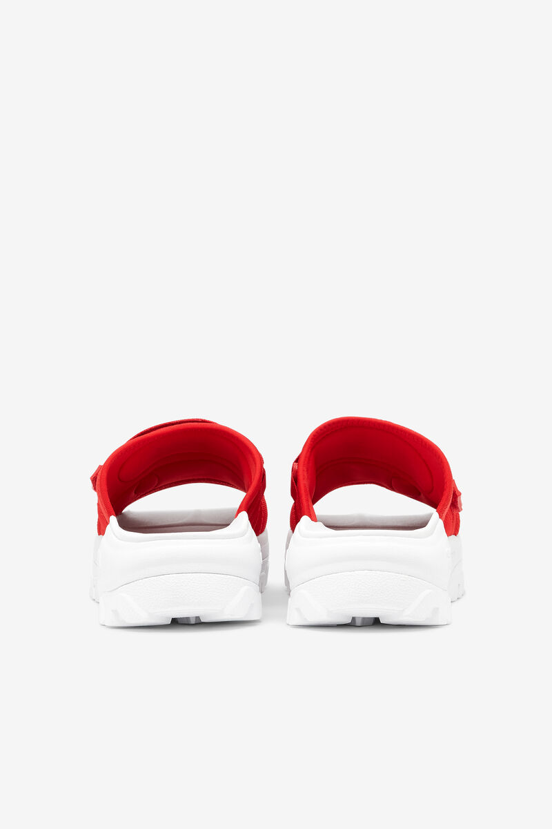 Fila Outdoor Slide Red / White / White | R3C4yRSAJtZ