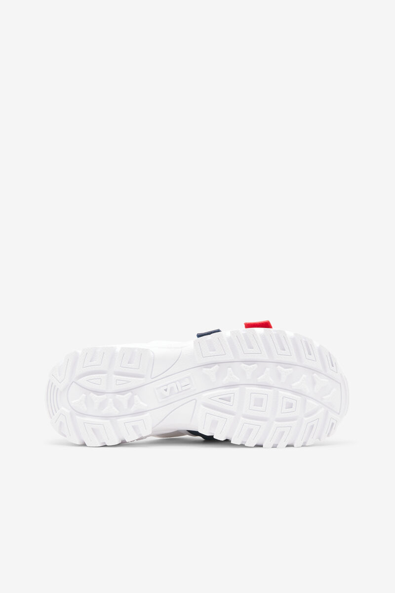 Fila Outdoor Slide White / Navy / Red | t9nAac78zXW