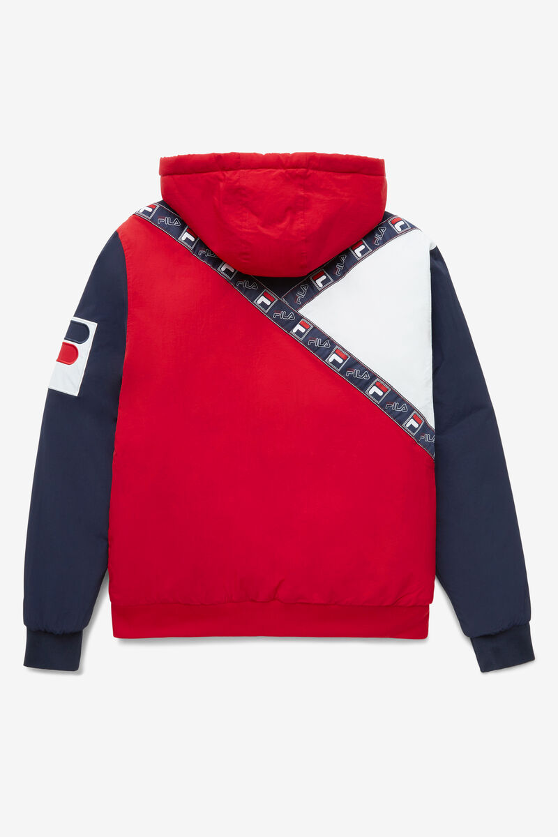 Fila P1 Fila Tech Jacket Red / Navy / White | cvHbAbvhKYG