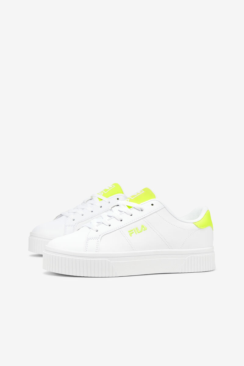 Fila Panache 19 White / White / Yellow | YG3ZiimWEg8