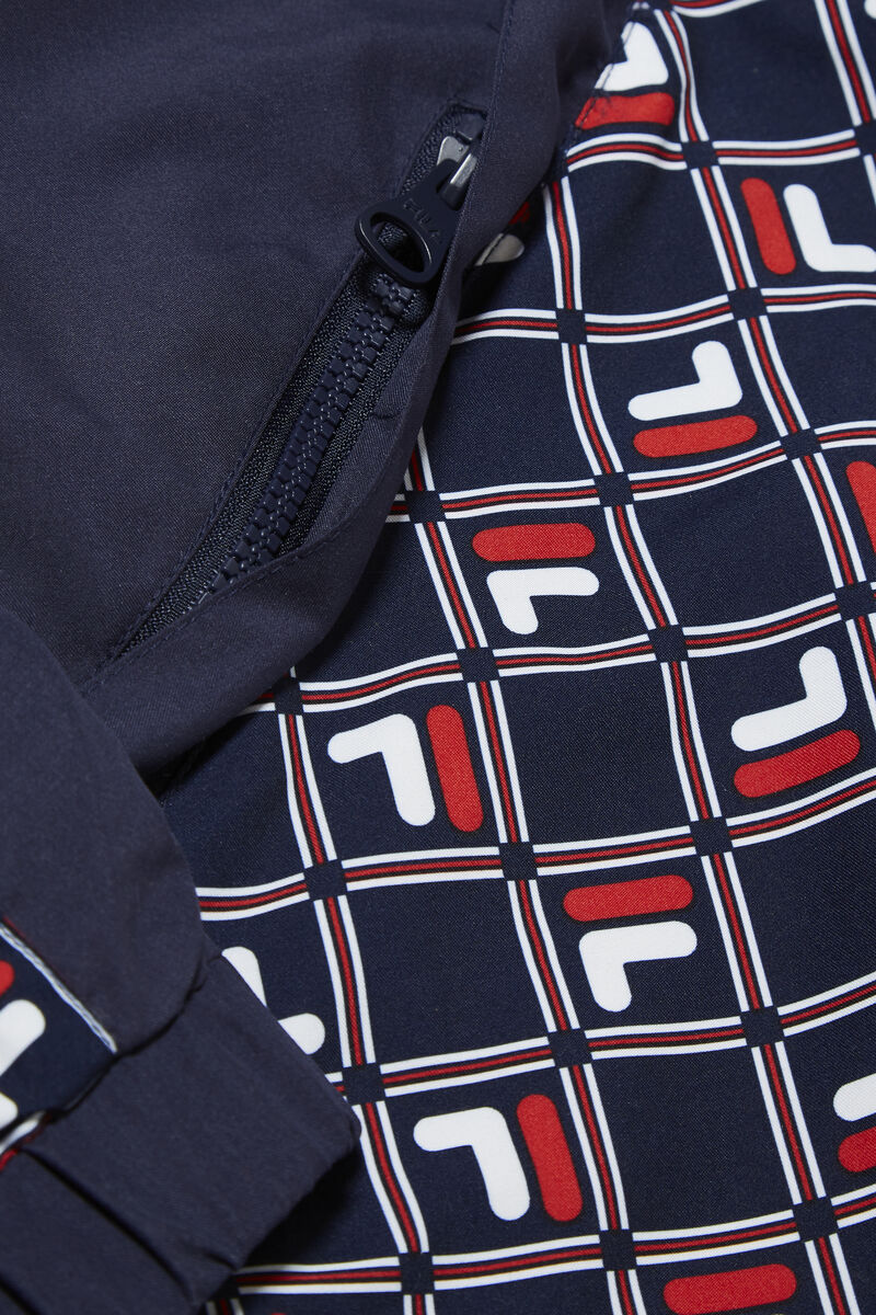 Fila Paride Windbreaker Navy / Red / White | 3IiXTZAcCOE