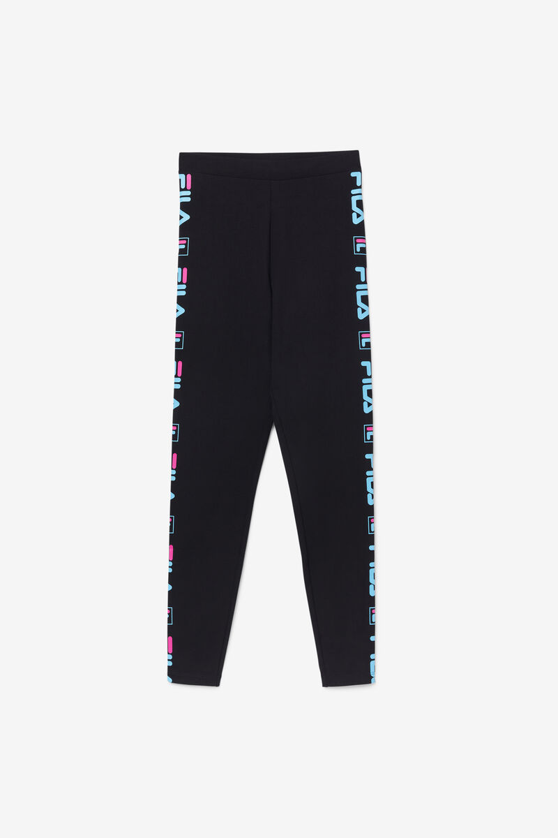 Fila Parma Legging Black / Blue / Pink | VR9eQW3RPzS