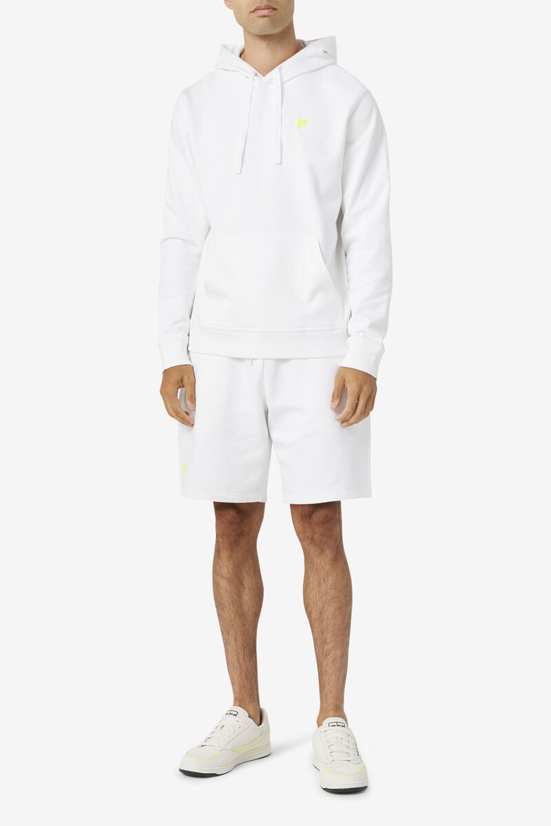 Fila Phoenix Hoodie White / Yellow | QjtzD1GlEaS