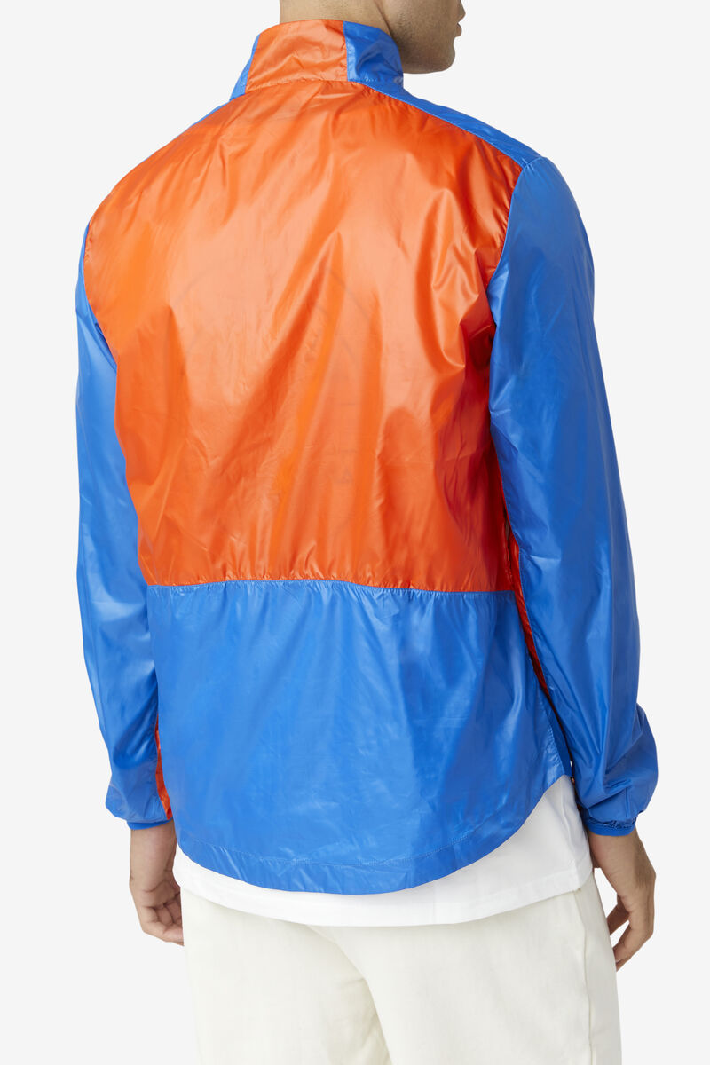 Fila Pinnacle Jacket Orange / Blue / Lemon | GlEsenXzy2X