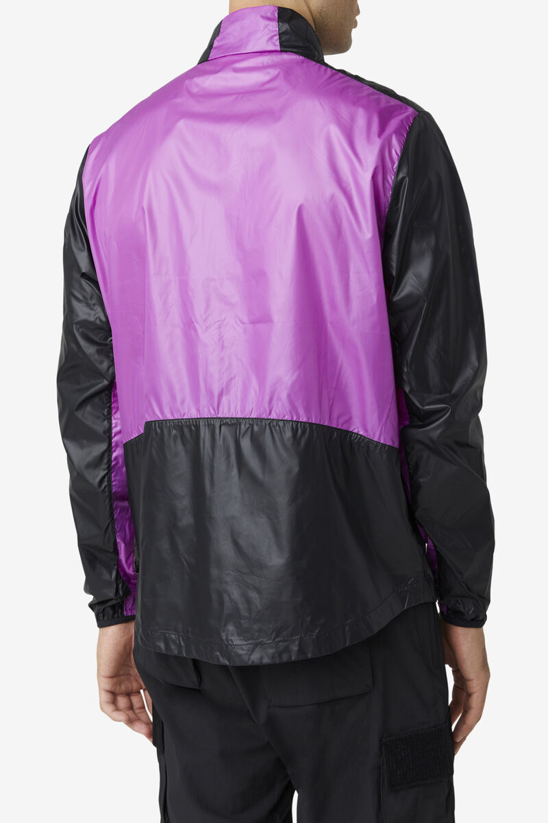 Fila Pinnacle Jacket Purple / Black / Green | 4Hjc7zCcltr