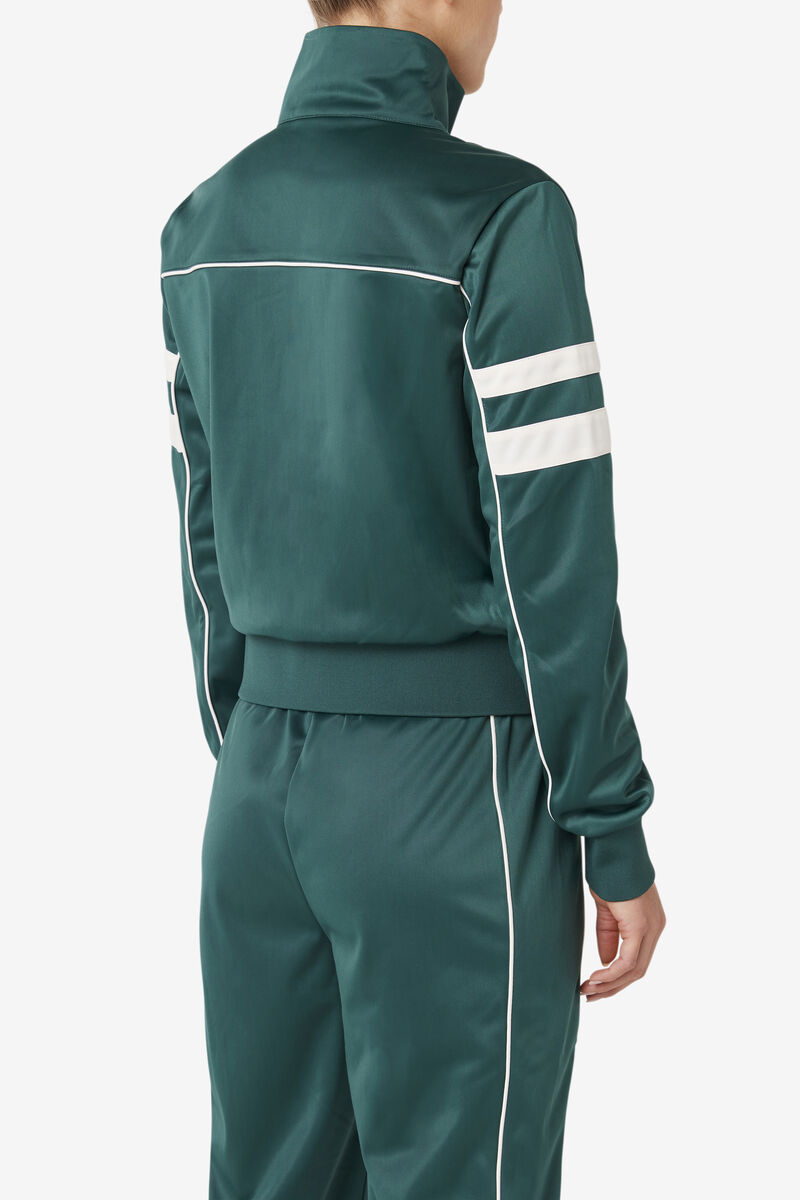 Fila Pippa Track Jacket Green | bmqhLZX5GVv