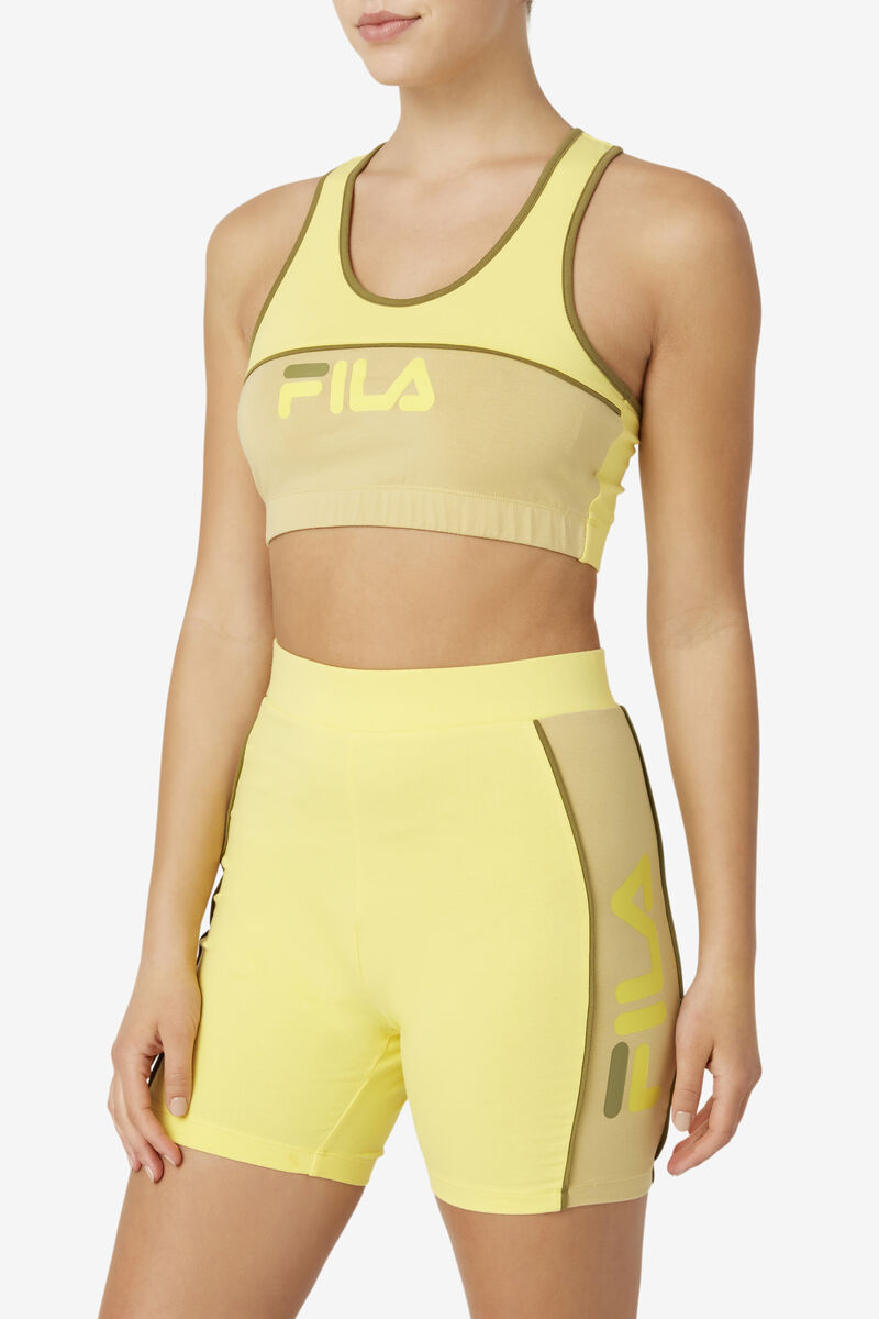 Fila Poesia Bra Top Olive | EFheUbG7YpA