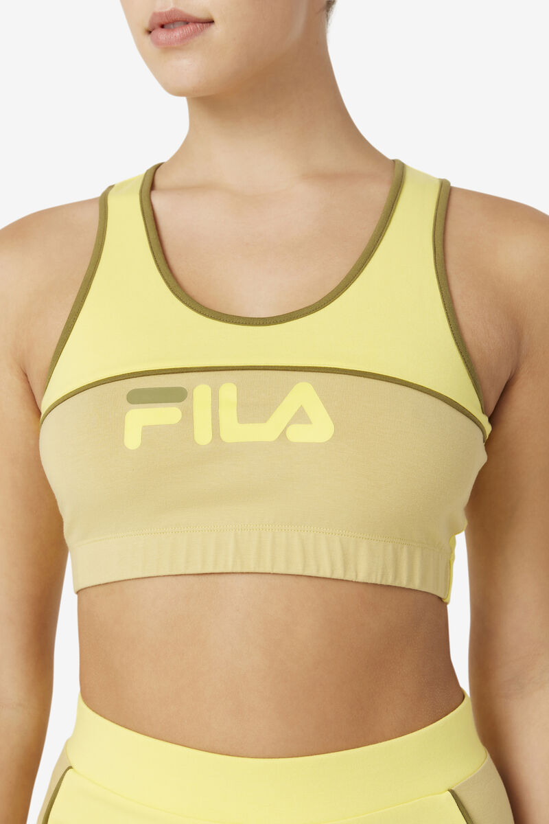 Fila Poesia Bra Top Olive | EFheUbG7YpA