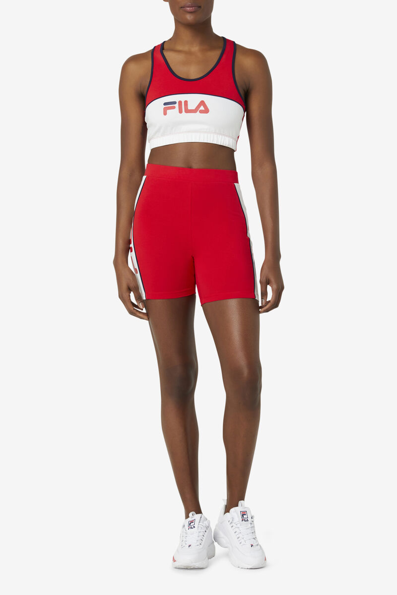 Fila Poesia Bra Top Red / White / Navy | Qfl4LJaZu4u