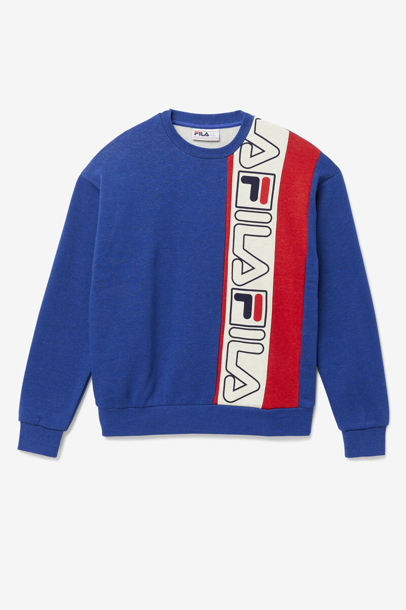 Fila Powel Crew Blue / Red | tb1sTFlYDVK