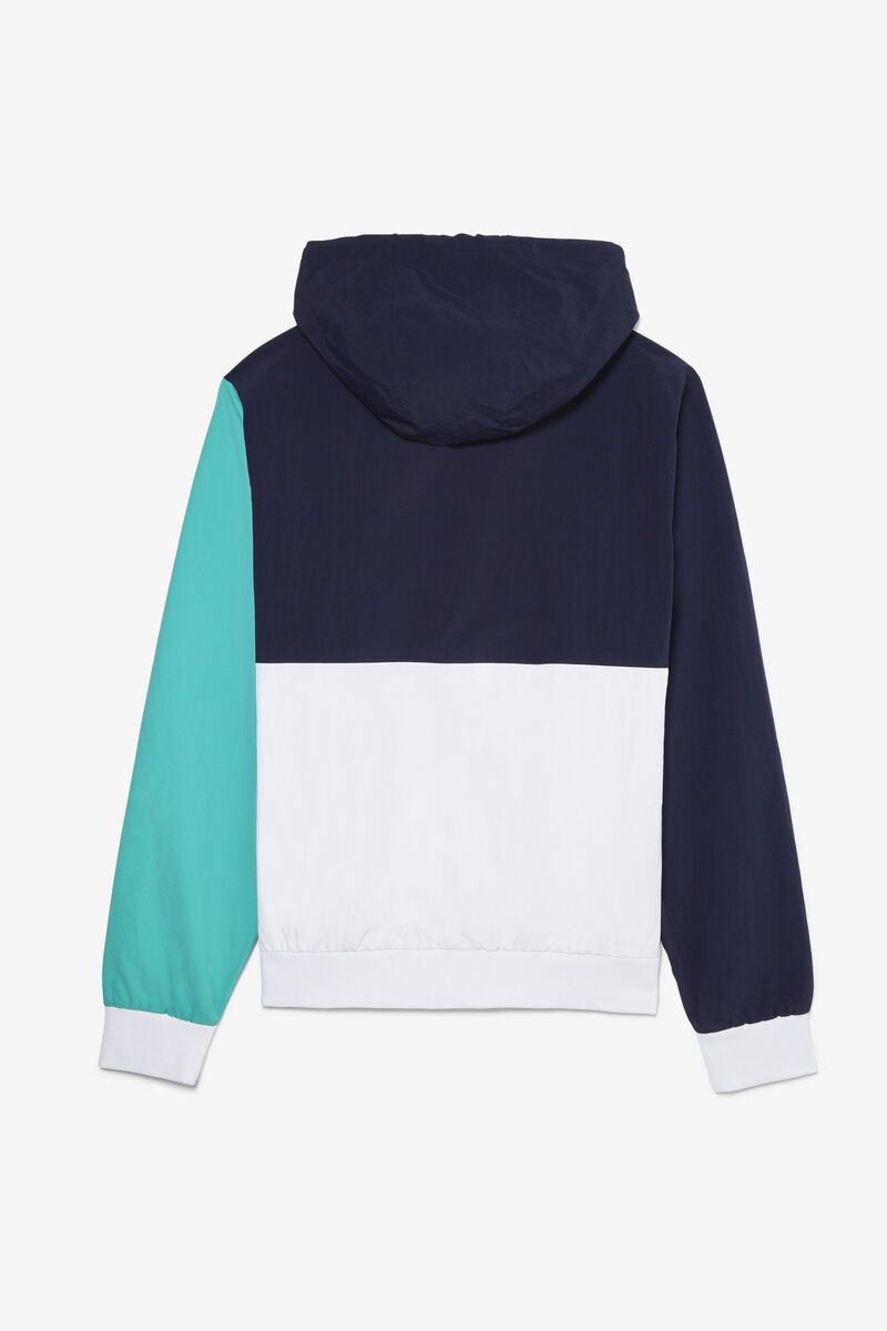 Fila Prentice Wind Jacket Navy / White / Red | HPNcGAKiFST