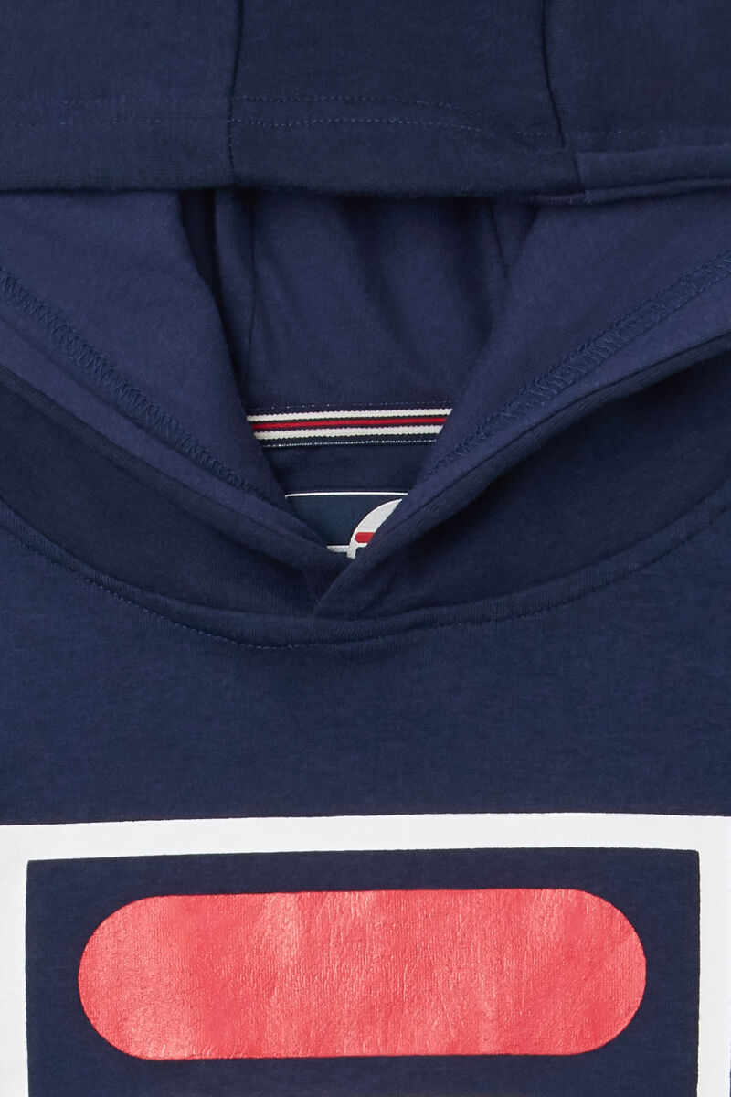 Fila Raglan Hoodie Navy | CA4WeQDtI3O