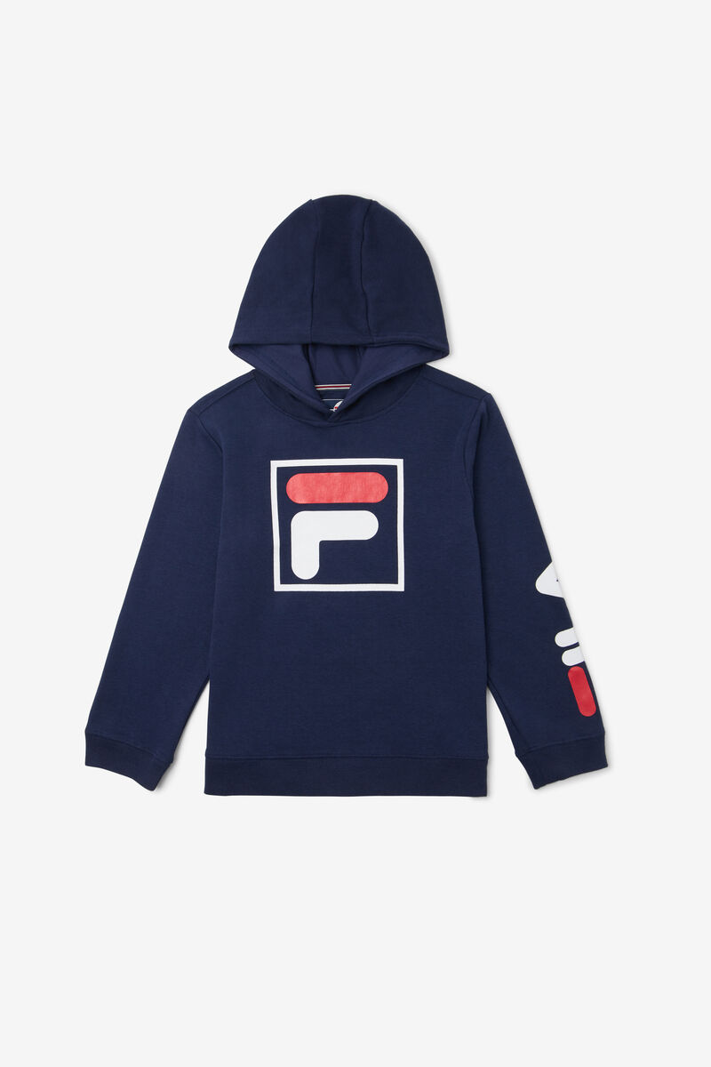 Fila Raglan Hoodie Navy | CA4WeQDtI3O